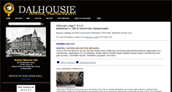 Desktop Screenshot of dalhousielodge.org