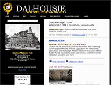Tablet Screenshot of dalhousielodge.org
